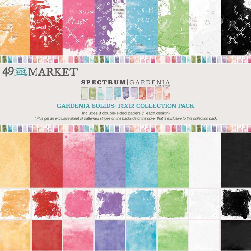 49 and Market - Spectrum Gardenia - Solids Collection Pack -  12 x 12"