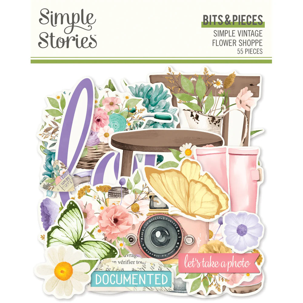 Simple Stories - Flower Shoppe - Bits and pieces