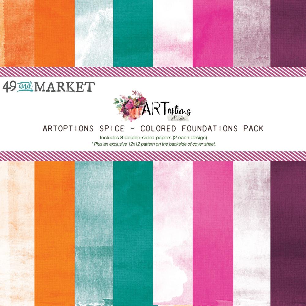 49 and Market - Artoptions Spice - Solids Collection Pack -  12 x 12"