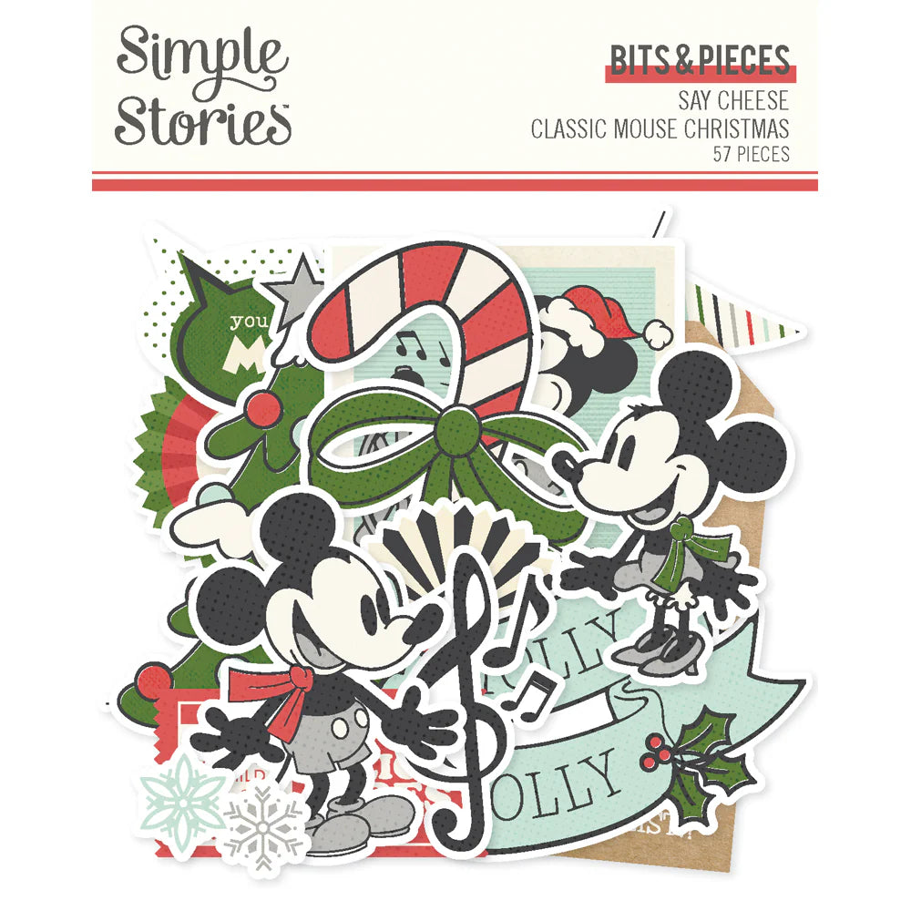 Simple Stories - Say Cheese Classic Mouse - Christmas Bits & Pieces