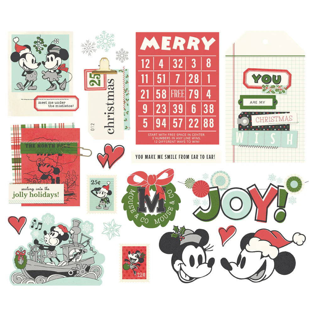 Simple Stories - Say Cheese Classic Mouse - Christmas - Big Bits & Pieces