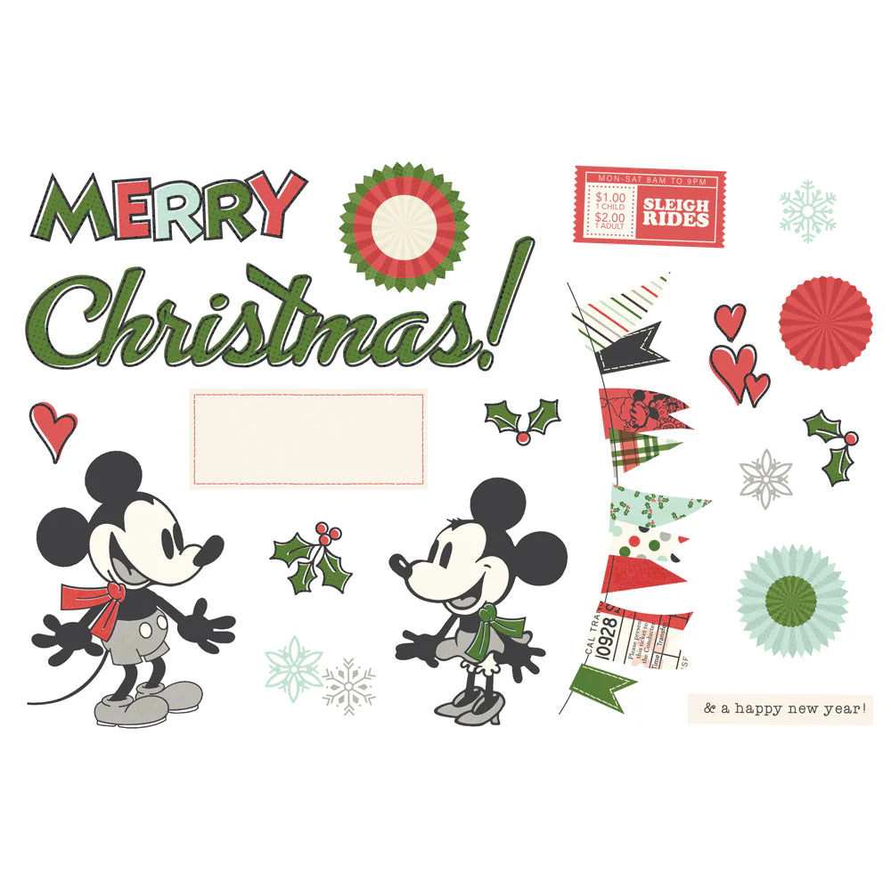 Simple Stories - Say Cheese Classic Mouse - Christmas - Page Pieces