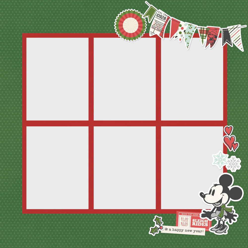 Simple Stories - Say Cheese Classic Mouse - Christmas - Page Pieces