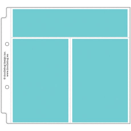 Doodlebug - Page Protectors -  Vertical - 8x8"