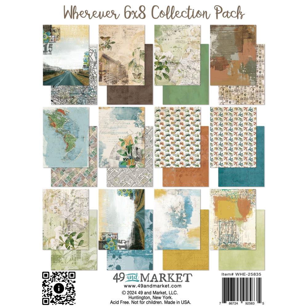 49 and Market -  Wherever Collection pack - 6" x 8"