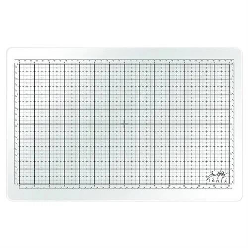 Tonic Studios - Tim Holtz  - Travel Glass Studio Mat (White)