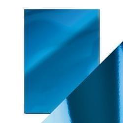 Tonic Studios - Mirror Card - Foil - Impereal Blue -  A4 - 5 pk