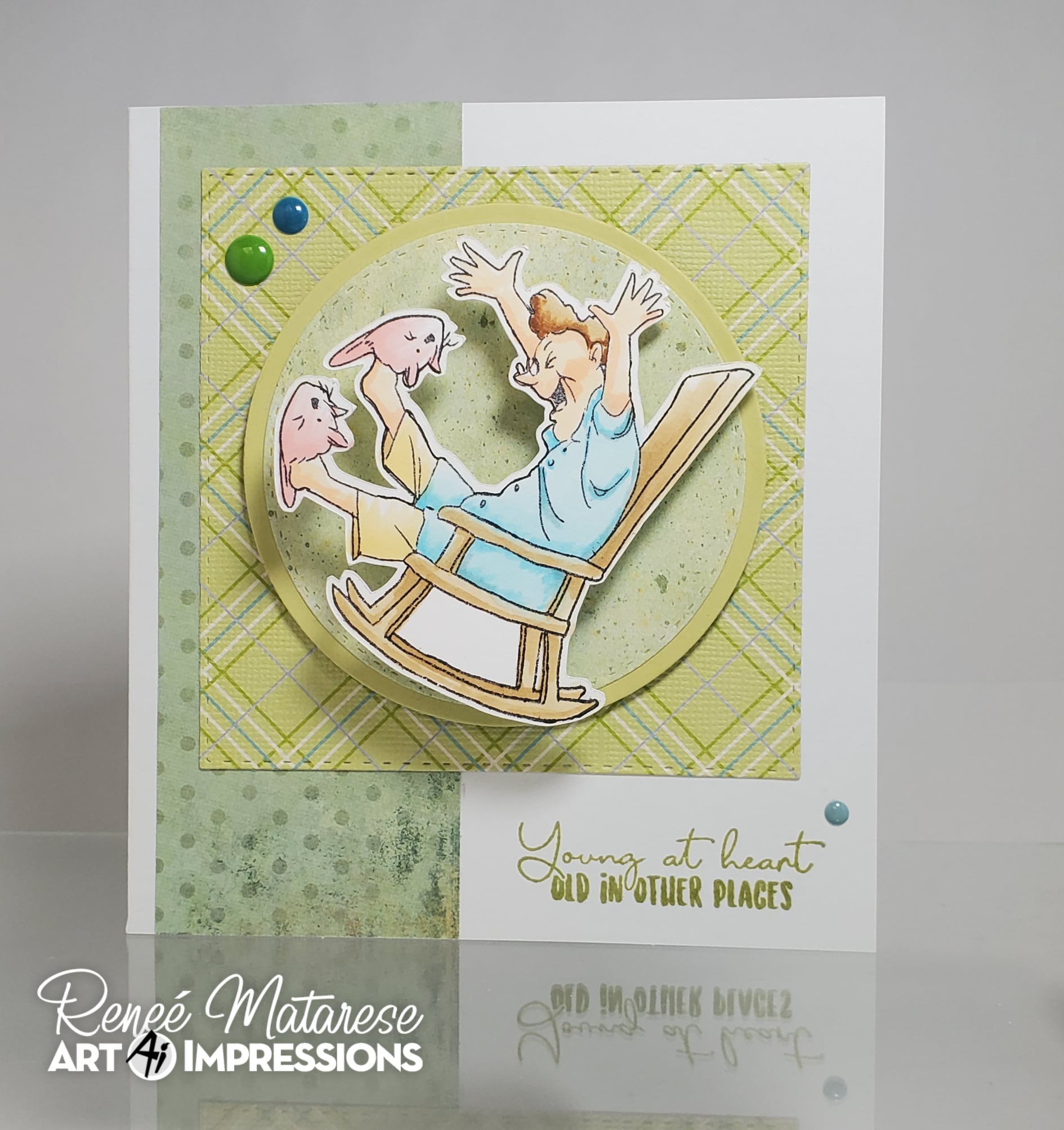 Art Impressions - Clear Stamps Set - Rock On