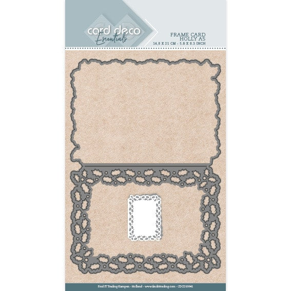 Card Deco Essentials Frame Dies - Holly