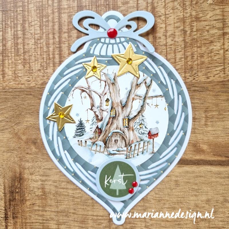 Marianne Design - Dies  - LR0871 - Open Christmas bauble