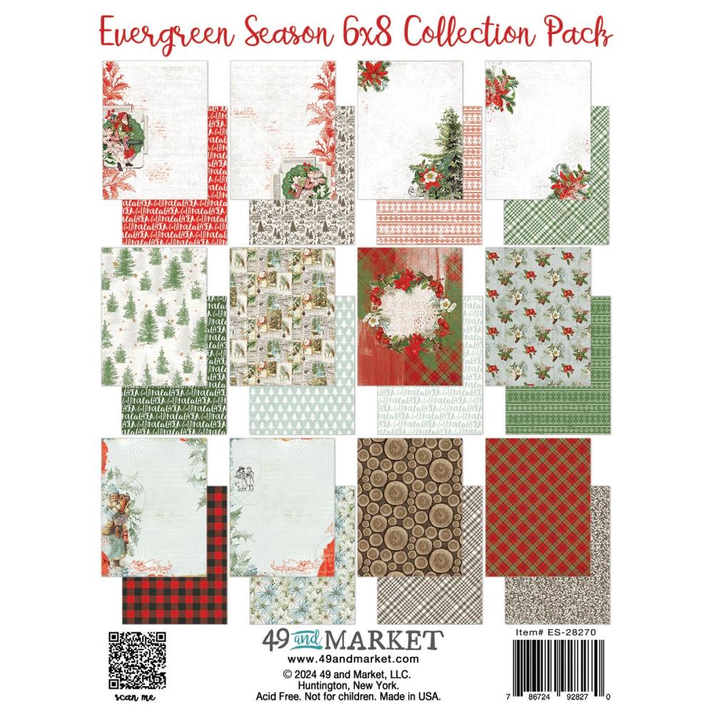 49 and Market -  Evergreen Season - Collection pack - 6" x 8"