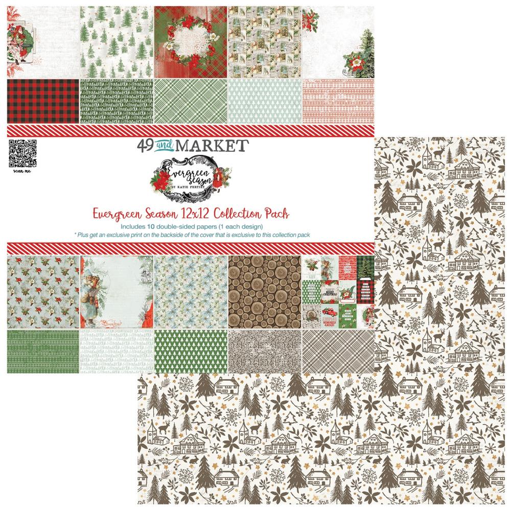 49 and Market - Evergreen Season Collection -   12 x 12"