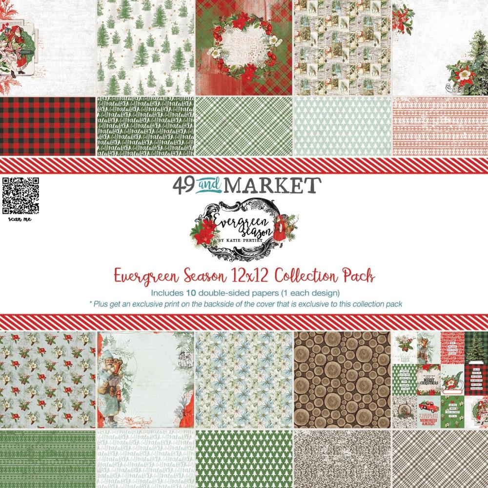 49 and Market - Evergreen Season Collection -   12 x 12"