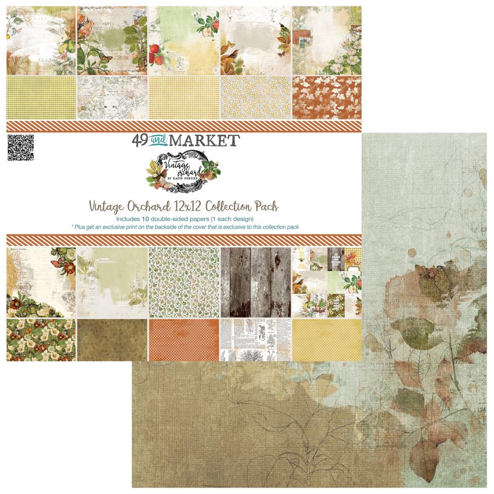 49 and Market - Vintage Orchard Collection -   12 x 12"