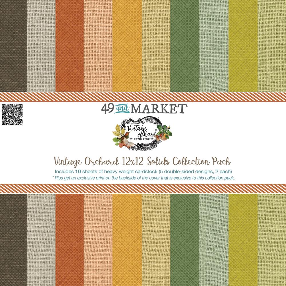 49 and Market - Vintage Orchard - Solids Collection Pack -  12 x 12"