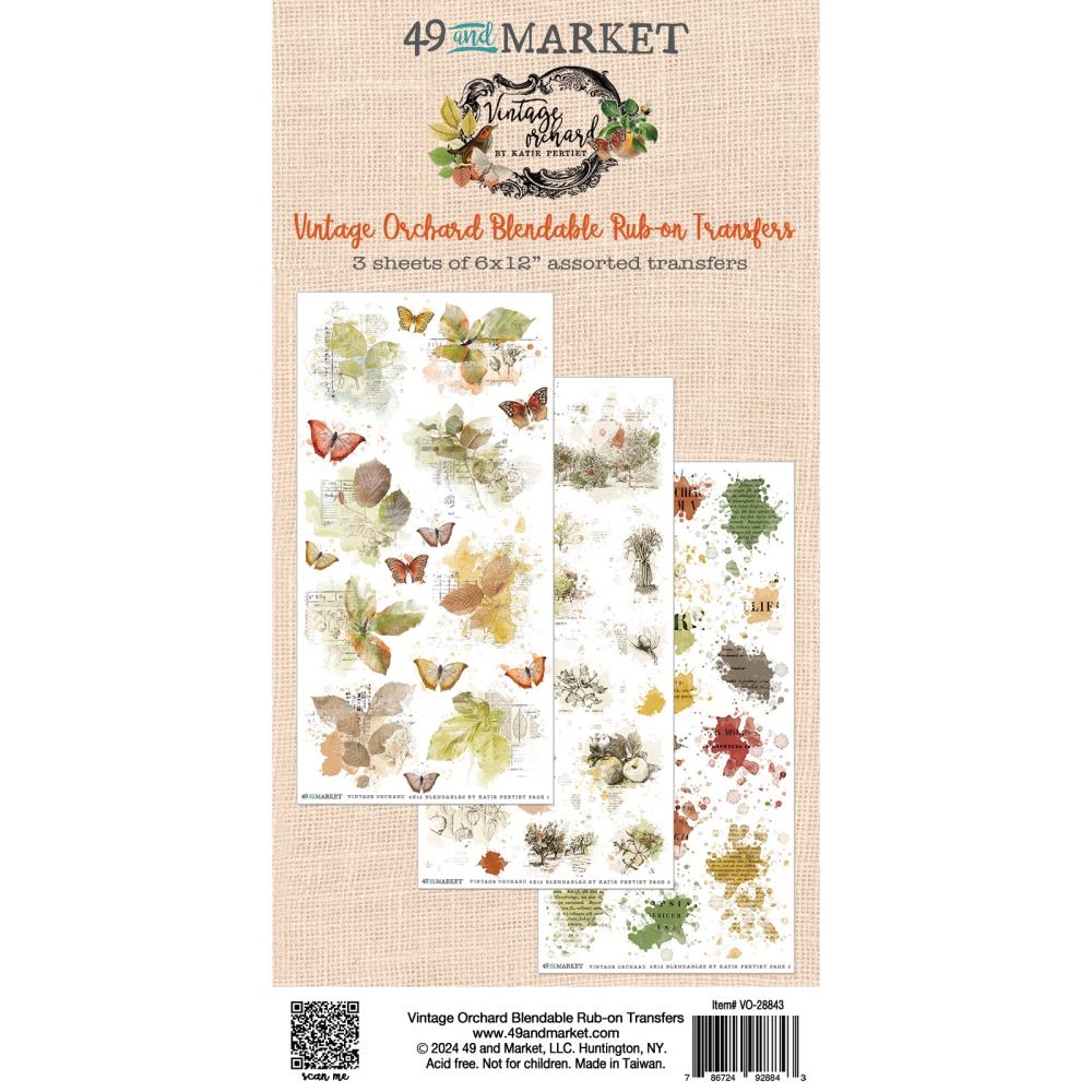 49 and Market - Vintage Orchard - Rub ons - Blendable