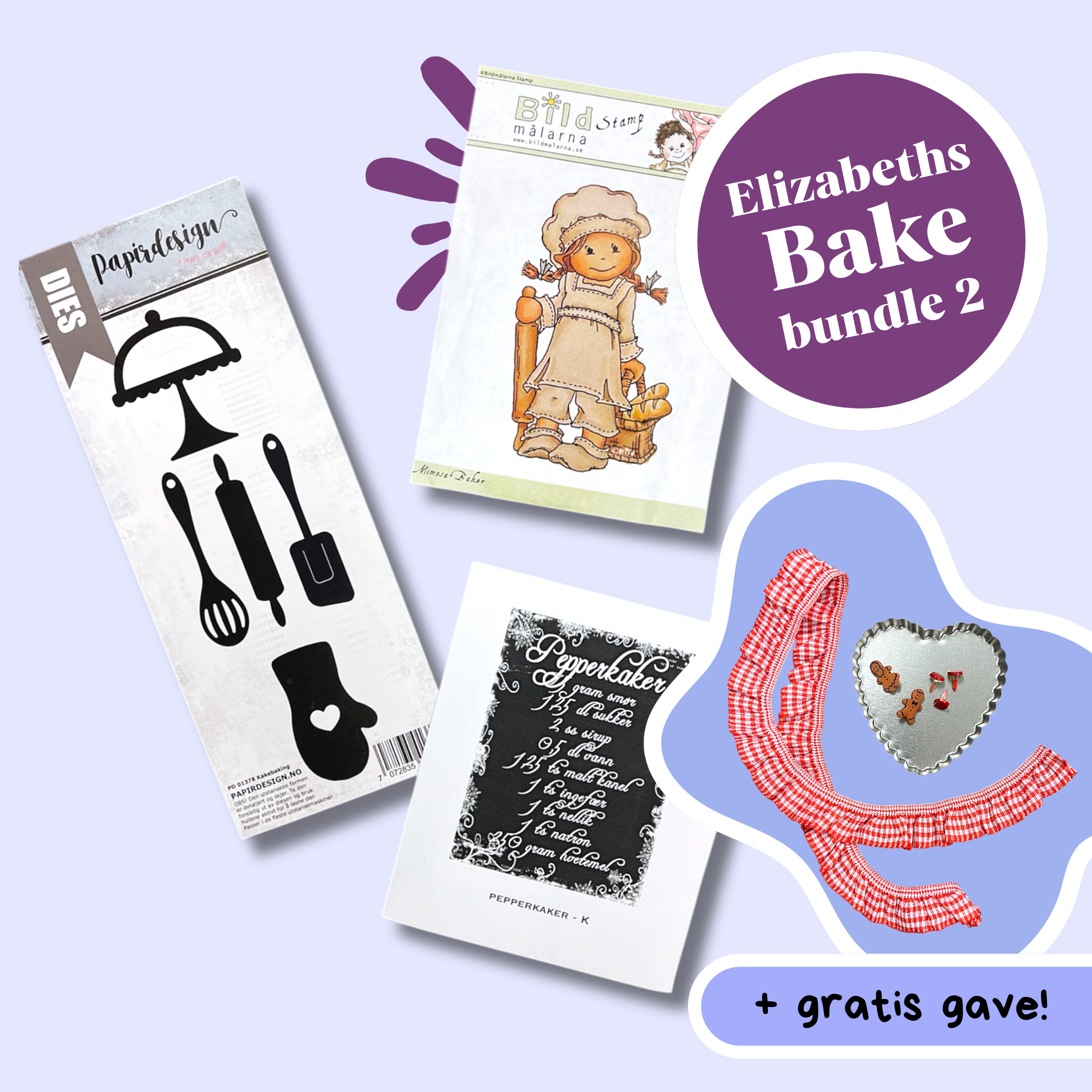 Elizabeth - Bakebundle 2 m/gave - Mimosa
