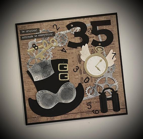 By Lene Design - Dies -  Steampunk #1