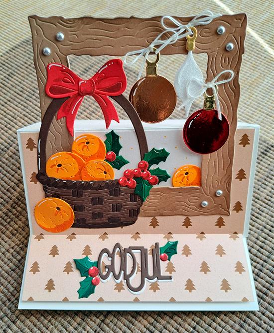 By Lene Design - Dies - Christmas Basket