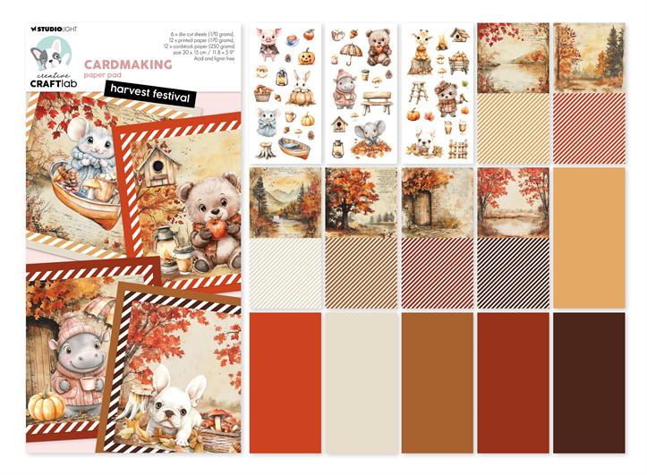 Studio Light - Card making pad - Harvest Festival