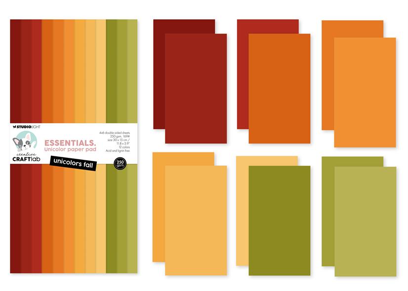 Studio Light - Studio Light Paper Pad - Unicolors Fall Essential