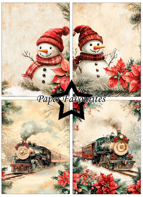 Paper Favourites  - Traditional Christmas -  A6