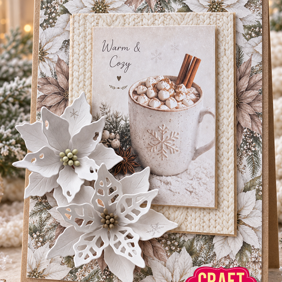 Craft and You - Dies - Poinsettia 1 by Magda