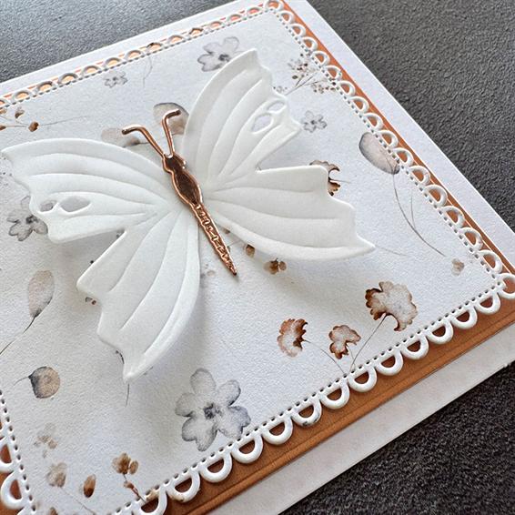 Simple and Basic - Dies - 10 x 10 Squares - Scalloped edges