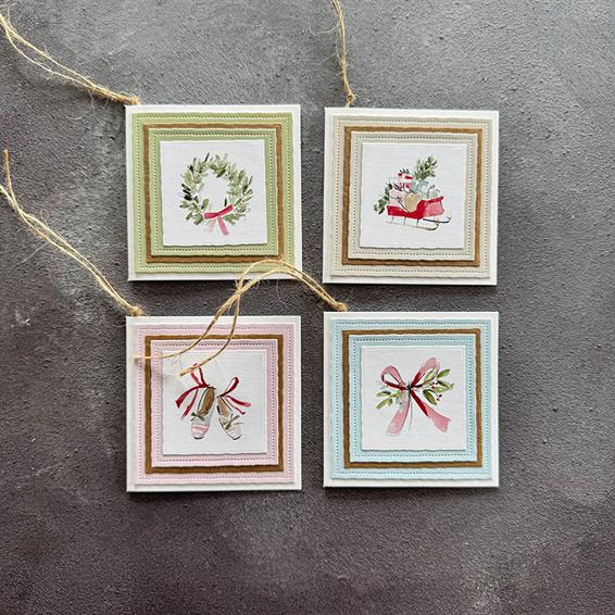 Simple and Basic Design Papers - Cute Christmas - 12 x 12"