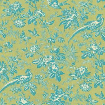 K & Company - Merryweather - Bird & Floral Toile   12 x 12"