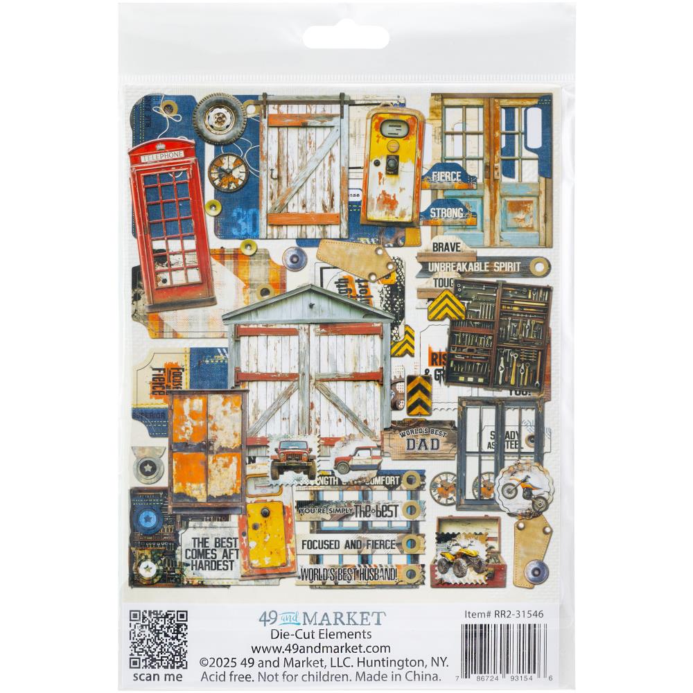 49 and Market - Rust & Revs 2.0 - Die Cut Elements