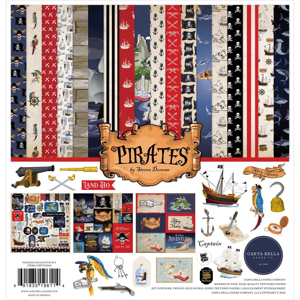 Carta Bella -Pirates - Collection Kit -    12 x 12"