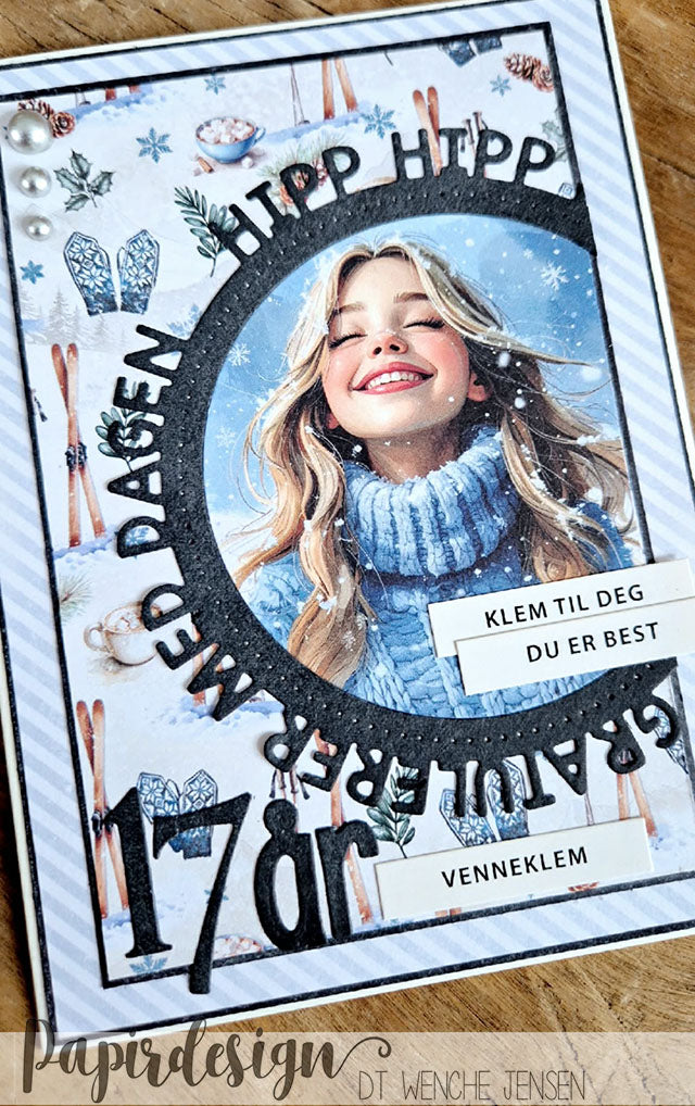 Papirdesign - Dies - Hurra og gratulerer