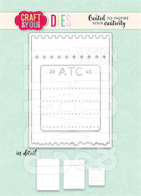 Craft and You - Dies - ATC Ticket Set