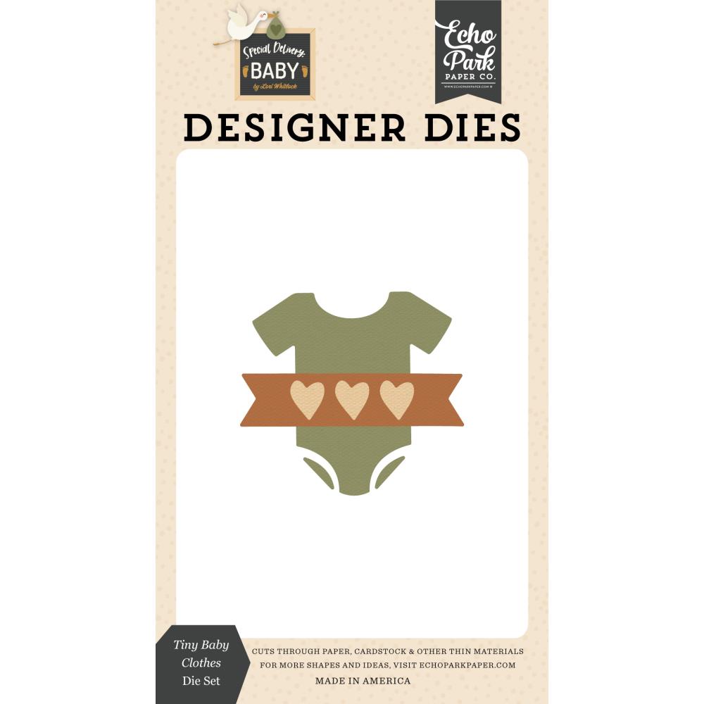 Echo Park - Dies - Special Delivery Baby - Tiny Baby Clothing