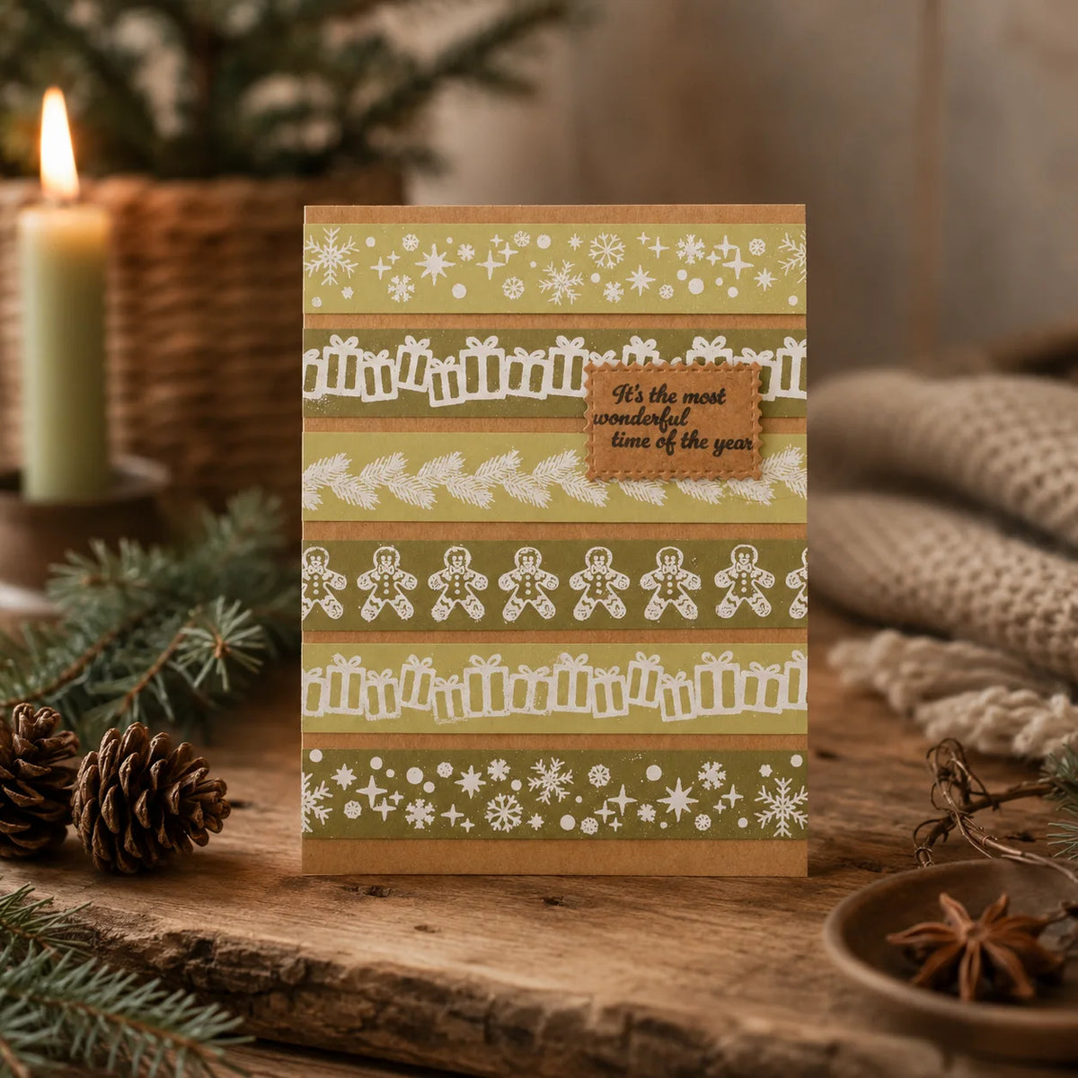 Vassen Creative - Clear Stamps - Christmas Village Decorative Borders