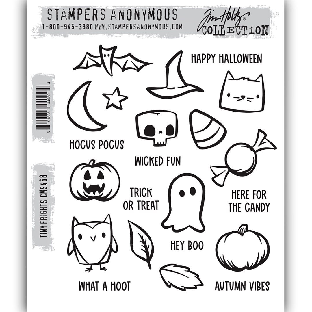 Tim Holtz Collection - Cling Stamps - Tiny Frights