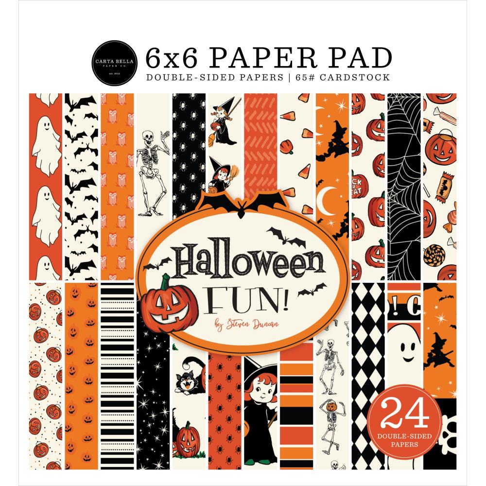 Carta Bella - Halloween Fun - Paper Pad - 6 x 6"