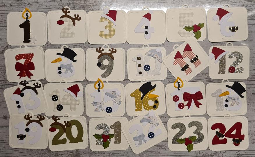 By Lene Design - Dies - Christmas Numbers