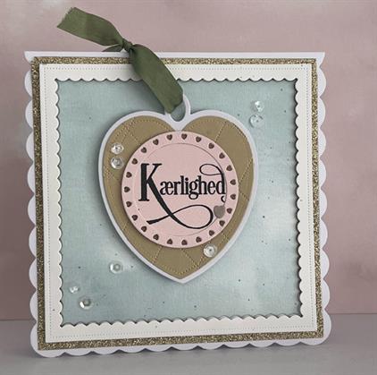 Danske Streger Die - Heart Tag