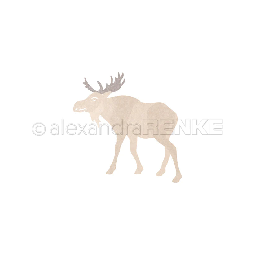 Alexandra Renke - Dies - Layered animal moose