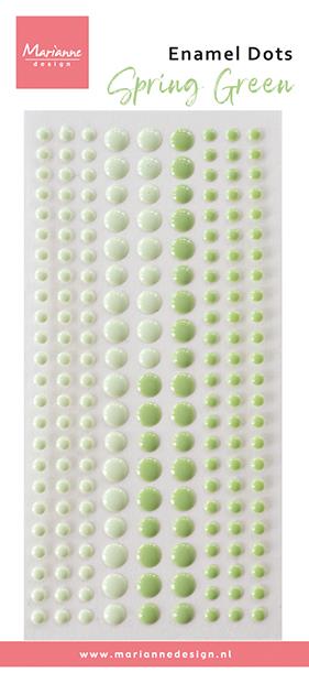 Marianne Design - Enamel Dots -  Duotone Spring green