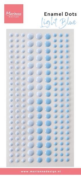 Marianne Design - Enamel Dots -  Duotone Light blue