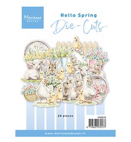 Marianne Design - Die Cuts - Ephemera - Hello Spring