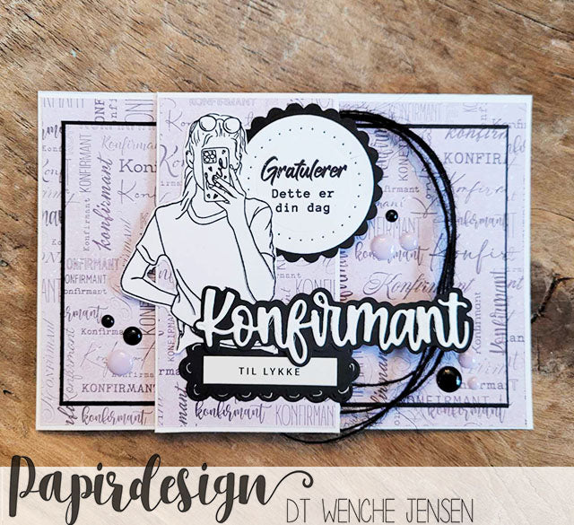 Papirdesign - Clear stamp - Rundt neste sving