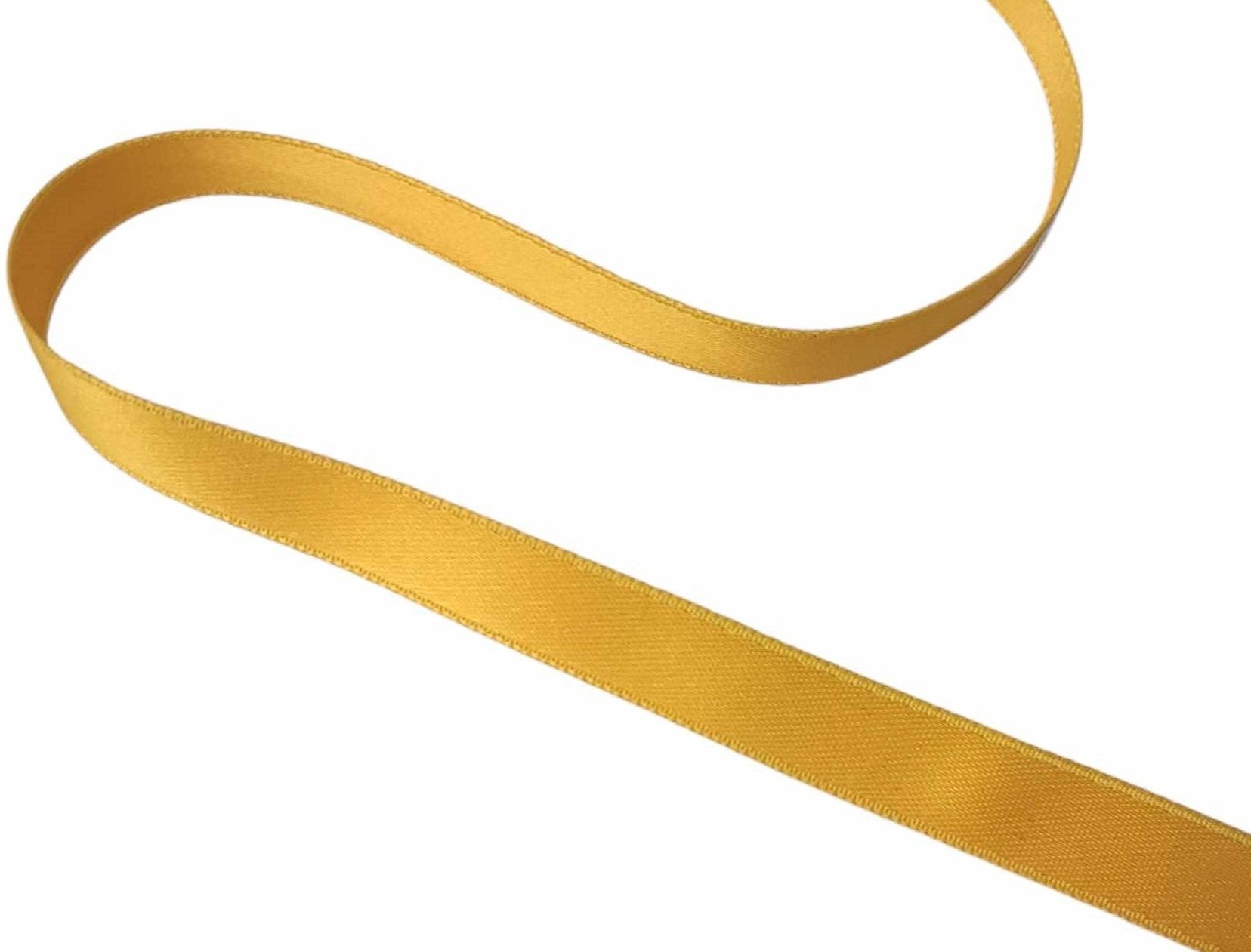 Satin Ribbon - Yellow - METERSVIS