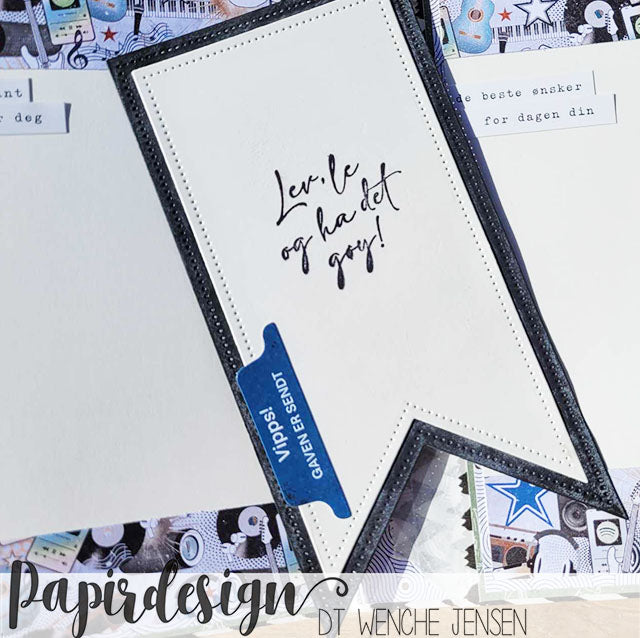 Papirdesign - Clear stamp - Hjerteklem (Forhåndssalg - Kommer på lager 08.06.26)