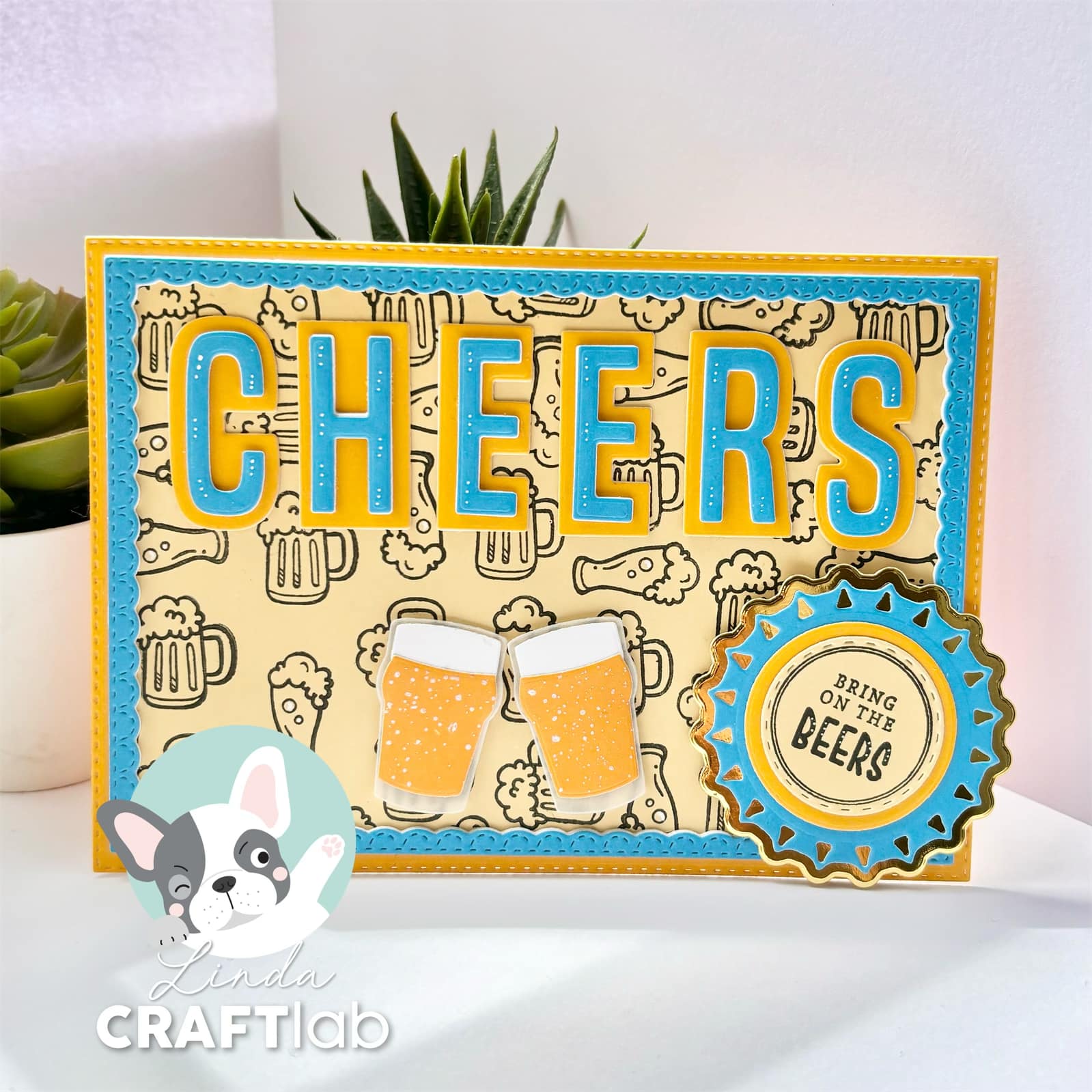 StudioLight Craft Lab Paper Pad A5 - Beer O'Clock