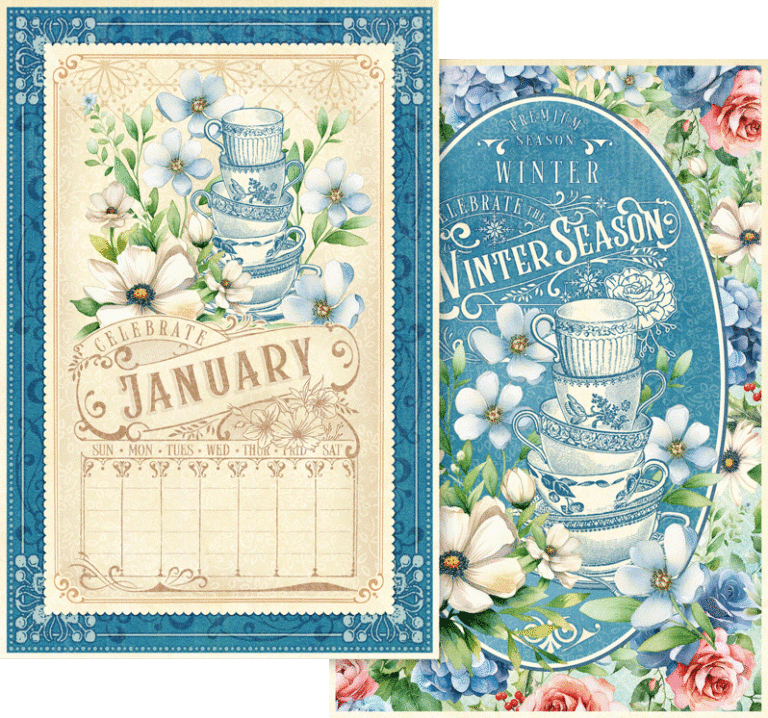 Graphic 45 - Season to celebrate - Journaling Cards