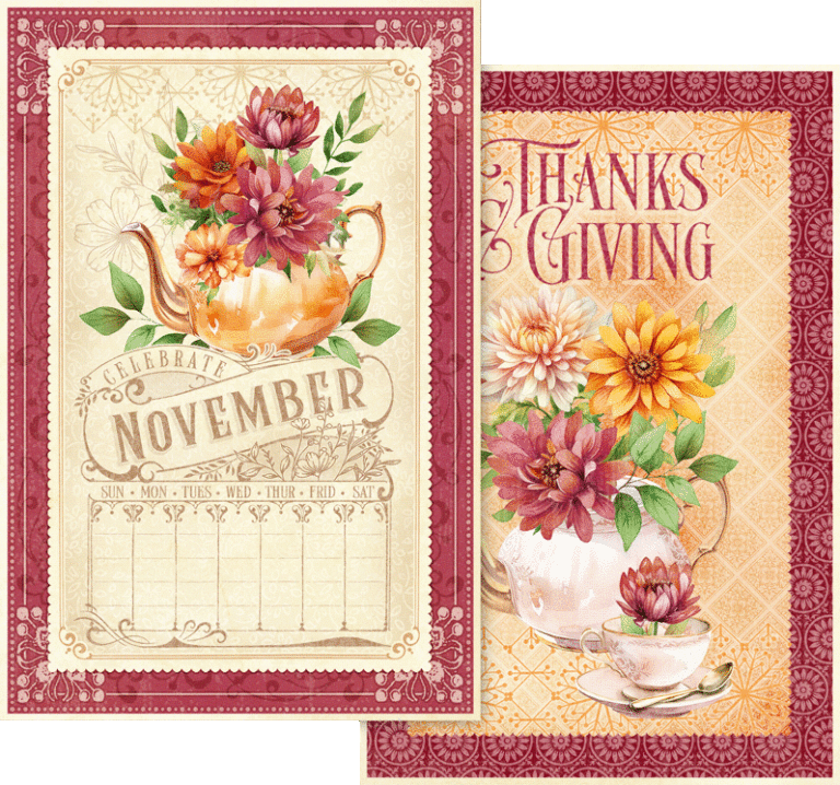 Graphic 45 - Season to celebrate - Journaling Cards